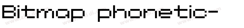 Bitmap phonetic字体转换